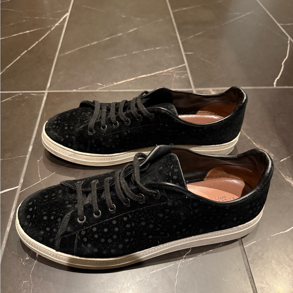 Alaia Men’s Velvet Sneakers